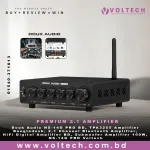 Douk Audio NS-14G PRO HiFi 2.1 Channel Bluetooth TPA3255 Digital Amplifier Subwoofer Stereo Audio Amp
