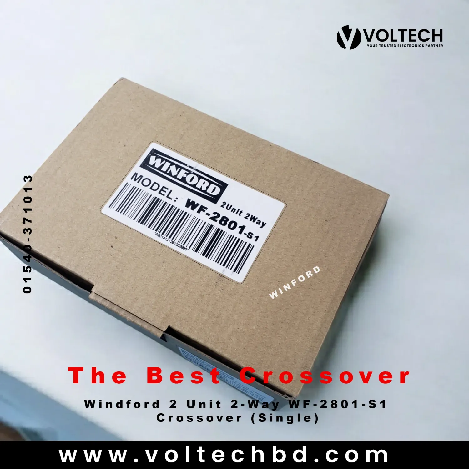 Windford WF-2801-S1 2-Way Crossover – High-Quality Audio Splitter | Voltech Electronics