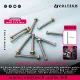 M2 Screw 20mm (0.8 Inch) Machine Screws with Hex Nut | Stainless Steel Fastener for Motherboard & Amplifier Board (10 Pcs)