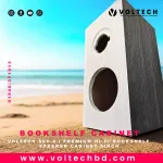 Voltech SLC-6 | Premium Hi-Fi Bookshelf Speaker Cabinet | High-Quality MDF Build