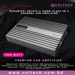 Nakamichi NKTA75.4 1800W Class AB 4-Channel Car Amplifier | 75W×4 RMS | Bridgeable High Performance Nakamichi NKTA75.4 1800W Class AB 4-Channel Car Amplifier | 75W×4 RMS | Bridgeable High Performance