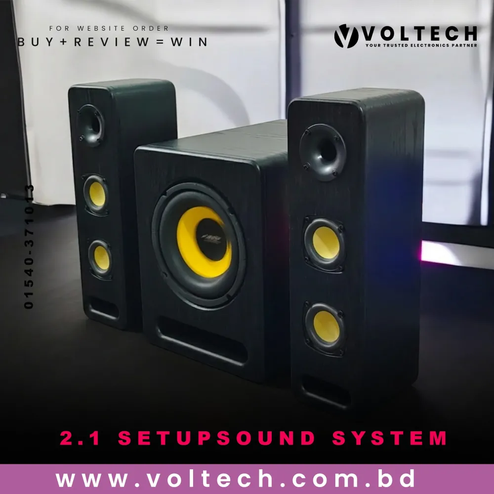 2.1 Mini Tower Sound System 8 Inch 250W Subwoofer ZK-ST21 Bluetooth Amplifier