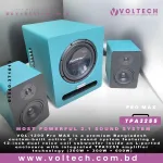 VOL-1200 Pro MAX | Custom Bangladesh 2.1 Active Ported Subwoofer System | 300W×2 Stereo + 600W Sub | TPA3255 + 48V 20A