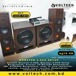 Voltech Monster 2.2CH Setup | Pioneer 12” Dual 4Ω Subwoofers + JBL GTO609C Component Towers + 1800 Max Class-D Amplifier