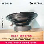 Nippon AMERICA 8-Inch 350W 4Ω Woofer – Powerful Bass Speaker | Voltech Electronics Nippon AMERICA 8-Inch 350W 4Ω Woofer – Powerful Bass Speaker | Voltech Electronics