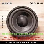 DANTY Extreme 10 Inch DVC Subwoofer – 400W RMS | Dual Voice Coil | Heavy Bass Monster